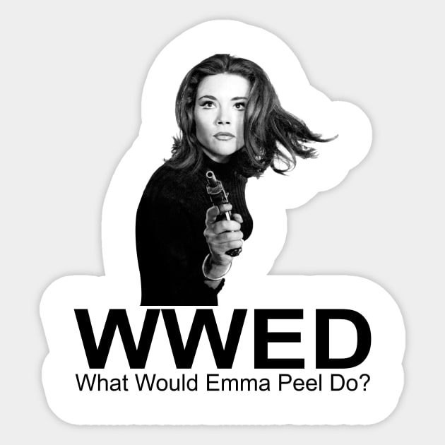 Emma Peel WWED Sticker by Den Tbd